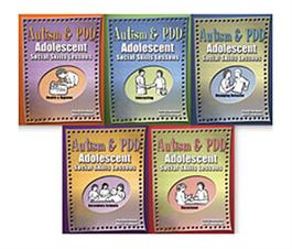 Autism & PDD Adolescent Social Skills Lessons: 5-Book Set