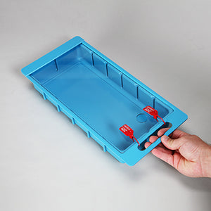 Clear Slide-In Lid Only for HCL One-Third Size Colored Crash Cart Boxes