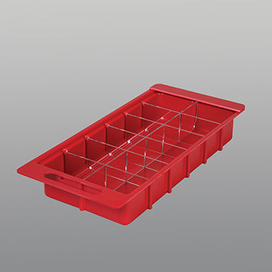 Clear Divider Set for HCL One-Third Size Colored Crash Cart Boxes