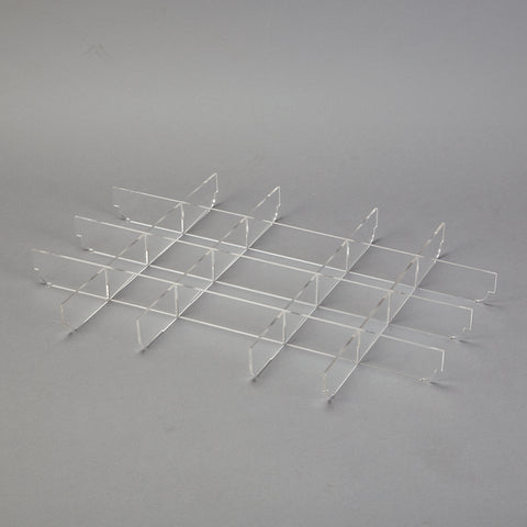 Clear Acrylic Divider Set for Shallow Crash Cart Boxes