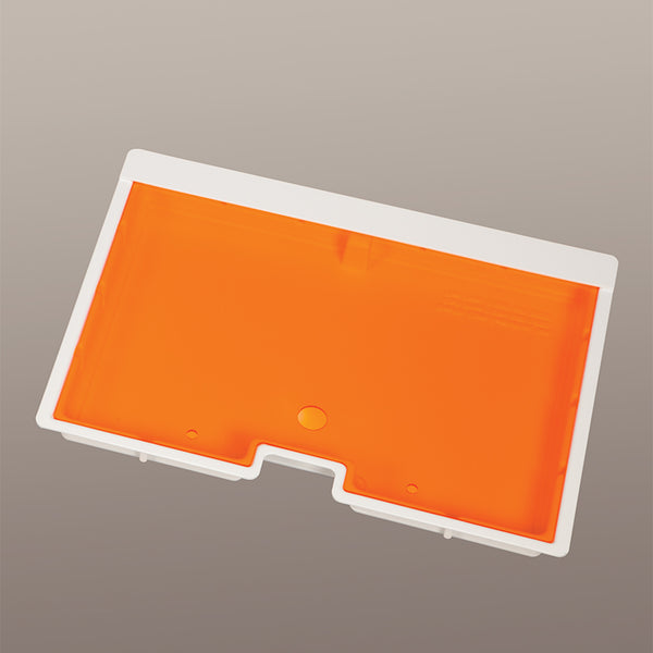 Shallow Crash Cart Box w/ Amber Slide-In Lid, 2