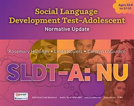SLDT-A: NU: Social Language Development Test-Adolescent: Normative Update