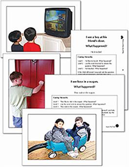 Autism & PDD Photo Cards: Verb Tense Questions