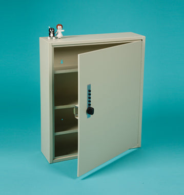 Health Care Logistics Security Cabinet, Simplex Push Button Lock, 1 Door, 16.5x20x5