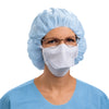 Surgical Mask Duckbill Tie Closure One Size Fits Most Blue NonSterile Not Rated Adult