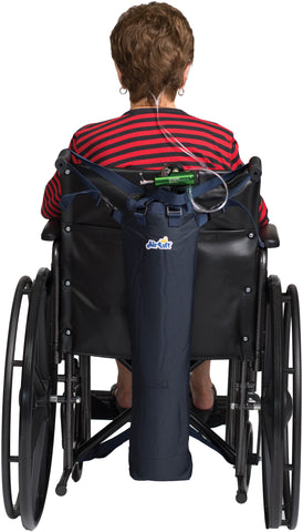 AirLift Carrier for D/E Cylinders, Attaches to Wheelchair/Scooter