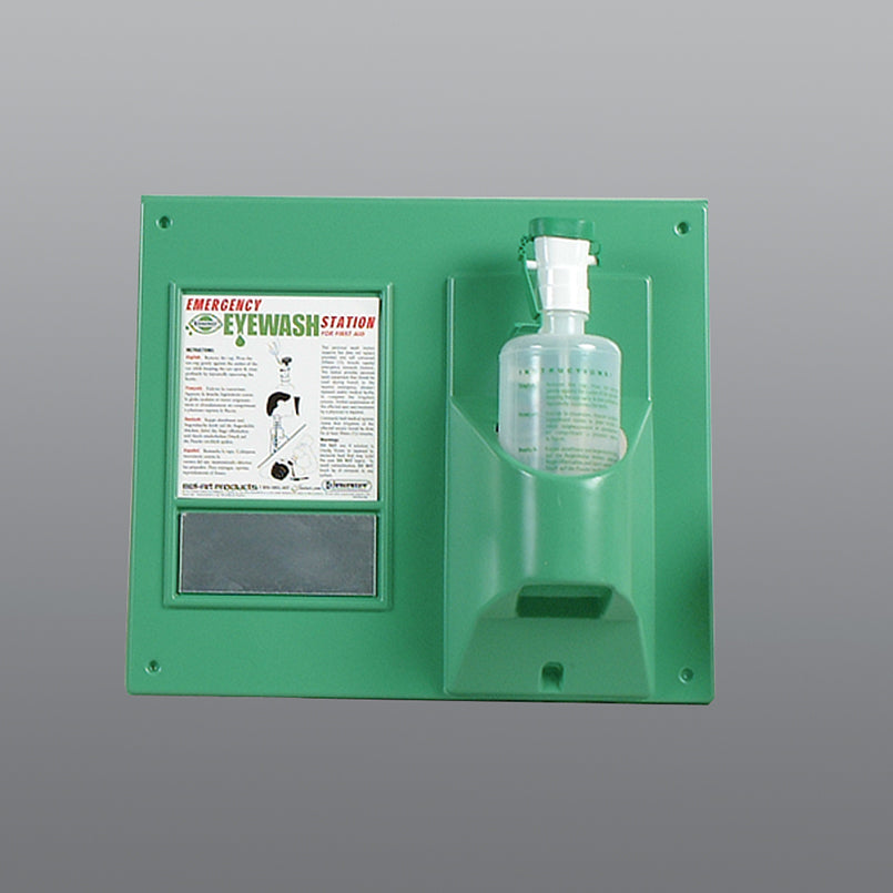 Health Care Logistics Emergency Eyewash Station with Empty Bottle, 32 oz.