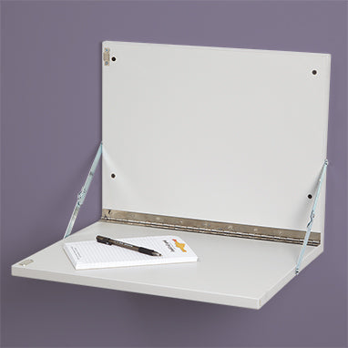 Health Care Logistics Folding Wall Desk - Maple