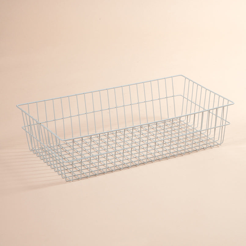 Basket For Folding Wire Cart w/ 6" and 12" Baskets, 6 Inch H