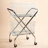 Folding Wire Cart with 12" Baskets