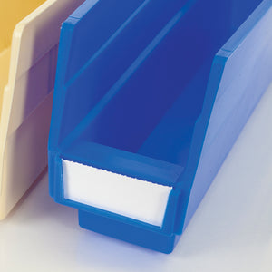 Bin Labels for Shelf Bin, Fanfolded