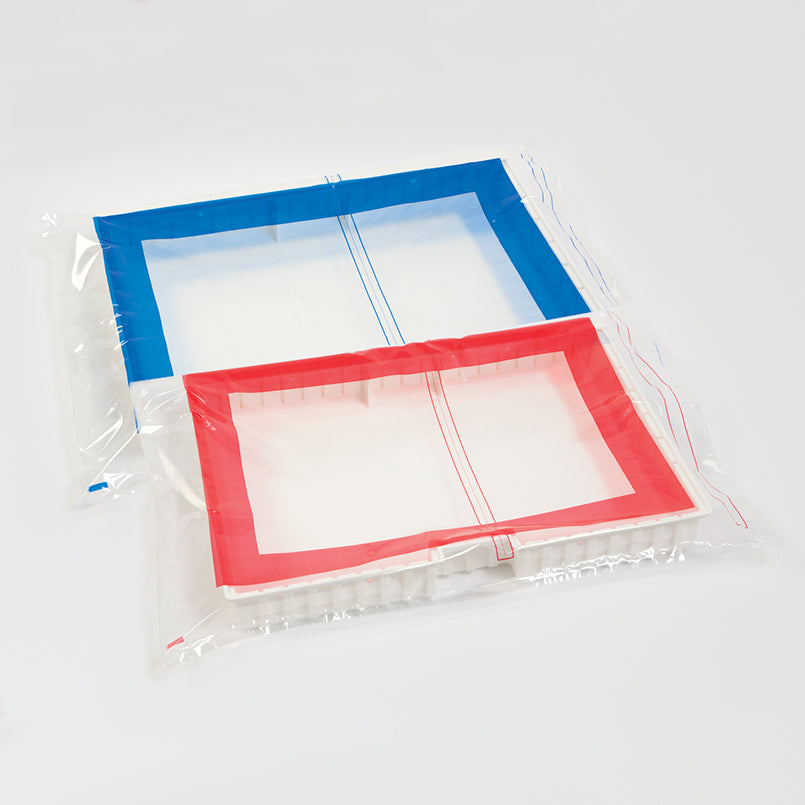 Health Care Logistics Security Bags w/ Red Border for Full-Size Crash Cart Boxes, 29 x 20