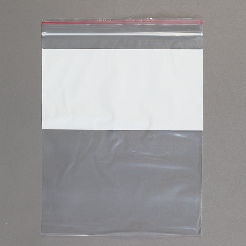 Health Care Logistics Easy-Write Reclosable Bags, Single-Track, 8 x 10