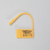 Heavy-Duty Nylon Padlock Seals, Numbered, Yellow