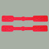 Short Tamper-Indicating Syringe Seals, Red