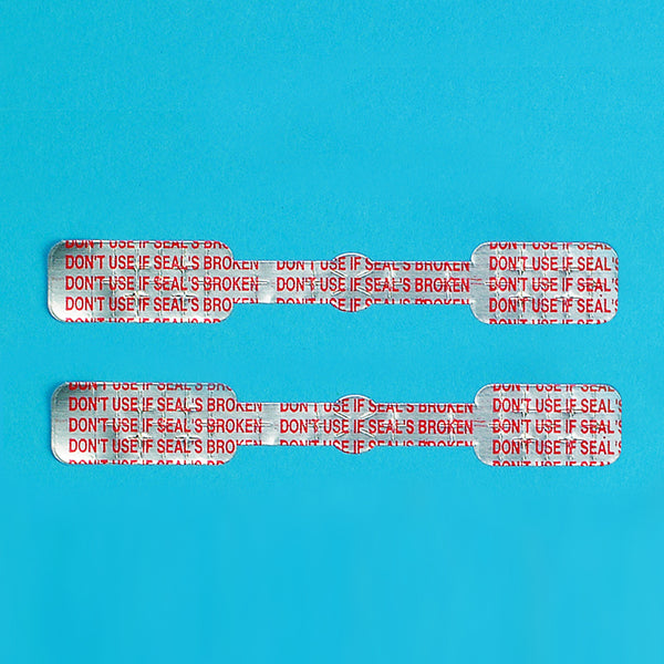 Short Tamper-Indicating Syringe Seals with Preprinted Messages