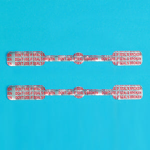 Long Tamper-Indicating Syringe Seals with Preprinted Messages