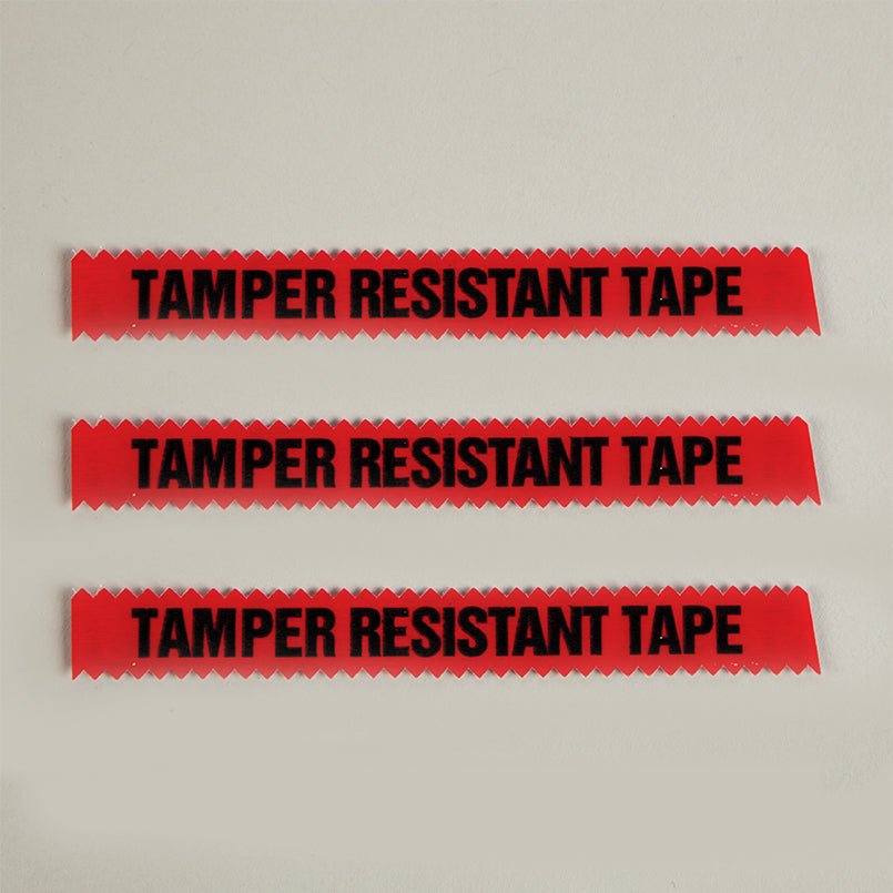 Health Care Logistics Tamper Resistant Tape, Red, 1/2"W x 108'