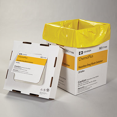 Health Care Logistics Chemo Waste Soft Goods Container,15-Gallon