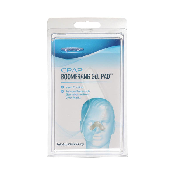 Boomerang Gel Pad for CPAP Masks, Pack with 1 Petite / Small Pad and 1 Medium / Large Pad