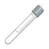 Plastic Vacutainer Fluoride Tube with Gray BD Hemogard Closure, Paper Label, 13 mm x 100 mm, 6 mL