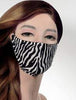 Pol Atteu Designer 90210 Face Mask Zebra Zen Lady Collection