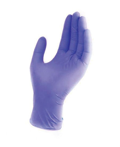 CleanGuard Nitrile Exam Gloves, 4mil, medium, 100 per box