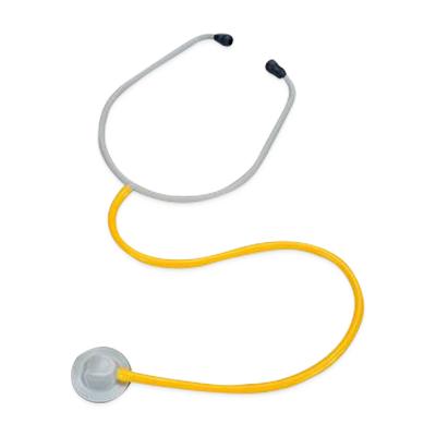 Yellow Single-Patient Stethoscope, Adult