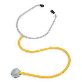 Yellow Single-Patient Stethoscope, Pediatric