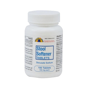 GeriCare Docusate Sodium Stool Softener, 100 mg, 100 Tablets