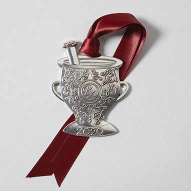 Health Care Logistics Pewter Mortar and Pestle Ornament - 2020