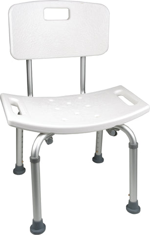 ProBasics Shower Chair with Back, 250 lb Weight Capacity, Sold 4/cs