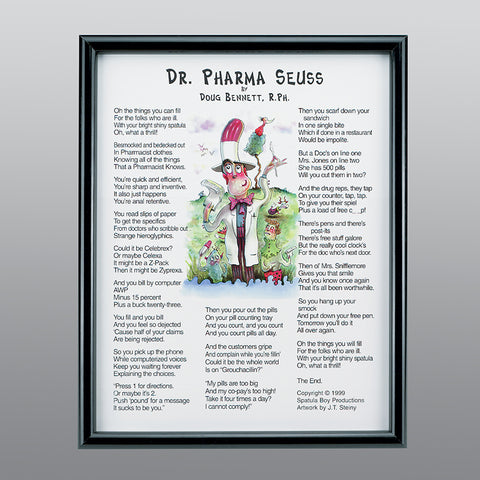 Dr Pharma Seuss Print