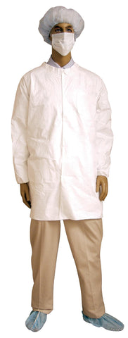Tyvek Labcoats by Connecticut Clean Room Corp CCXY211SWH3X