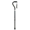 Heavy Duty Offset Cane Black with Strap