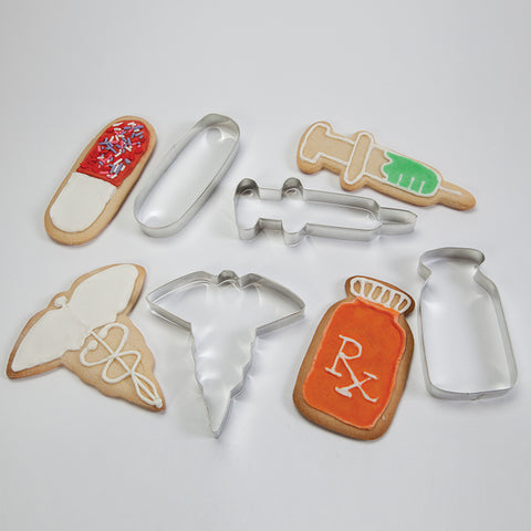 Medical Cookie Cutter Set, Set of 4