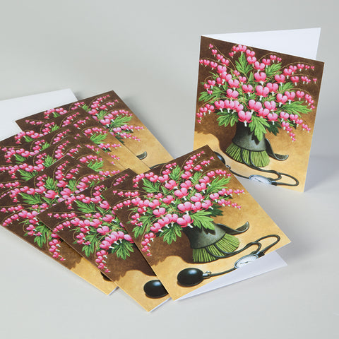 Bleeding Hearts Note Cards