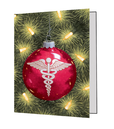 Red Bulb Christmas Cards
