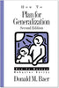 How to Plan for Generalization Second Edition E-Book