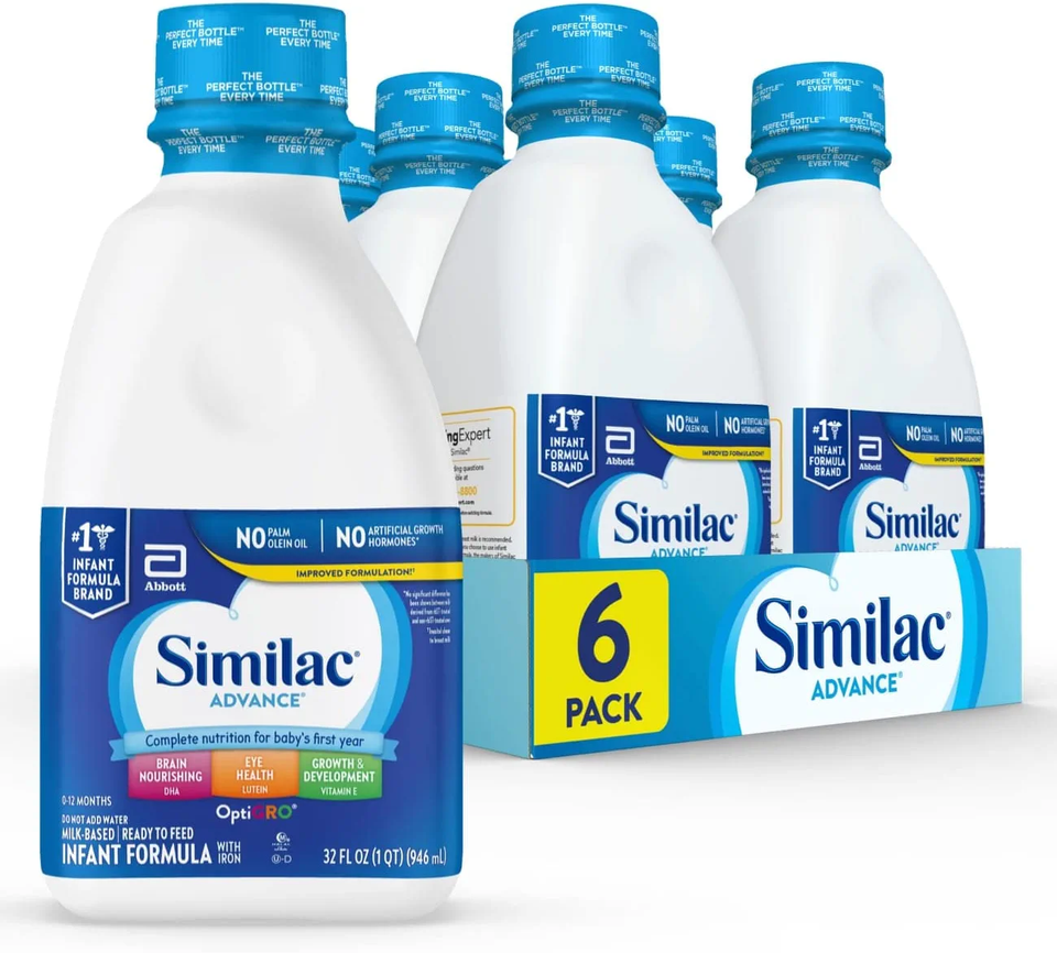 Similac Advance Infant Formula with Iron Ready to Feed Baby