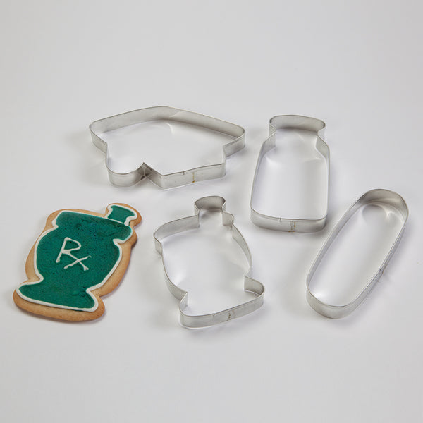 Pharmacy Grad Cookie Cutter Set, Set of 4