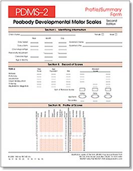 PDMS-2 Profile/Summary Forms (25)