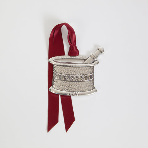 Pewter Mortar and Pestle Ornament, 2014