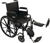 Wheelchair with 16" x 16" Seat, Flip-Back Desk Arms, Elevating Legrests