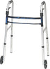 ProBasics Sure Lever Release Folding Walker with 5" Wheels, (Adult)